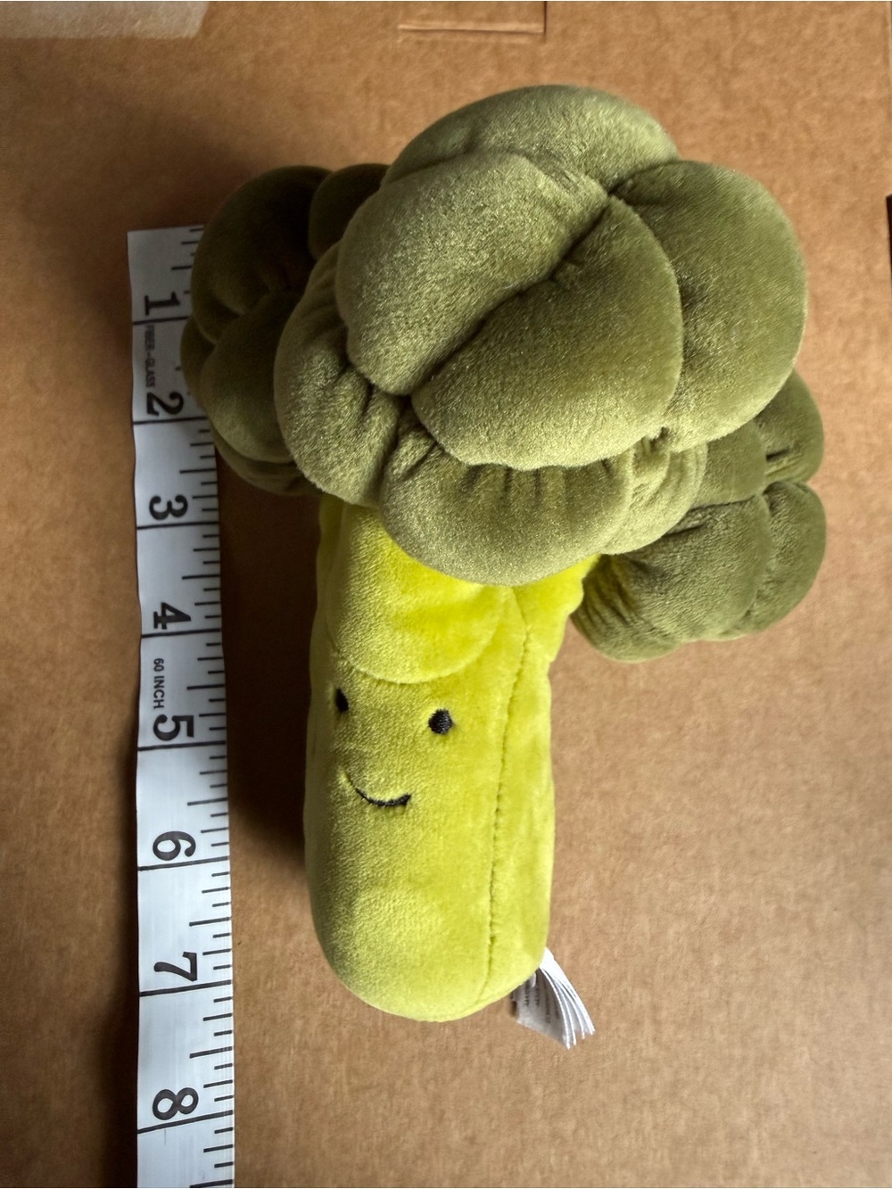Jellycat NWOT plush Broccoli Toy - Soft Green Stuffed Vegetable - Picture 3 of 3